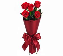 Букет 5 Красных роз Эдлесс Лав в Верещагино