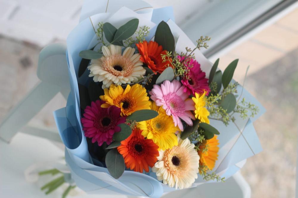 Букет цветов из: Герберы в Верещагино