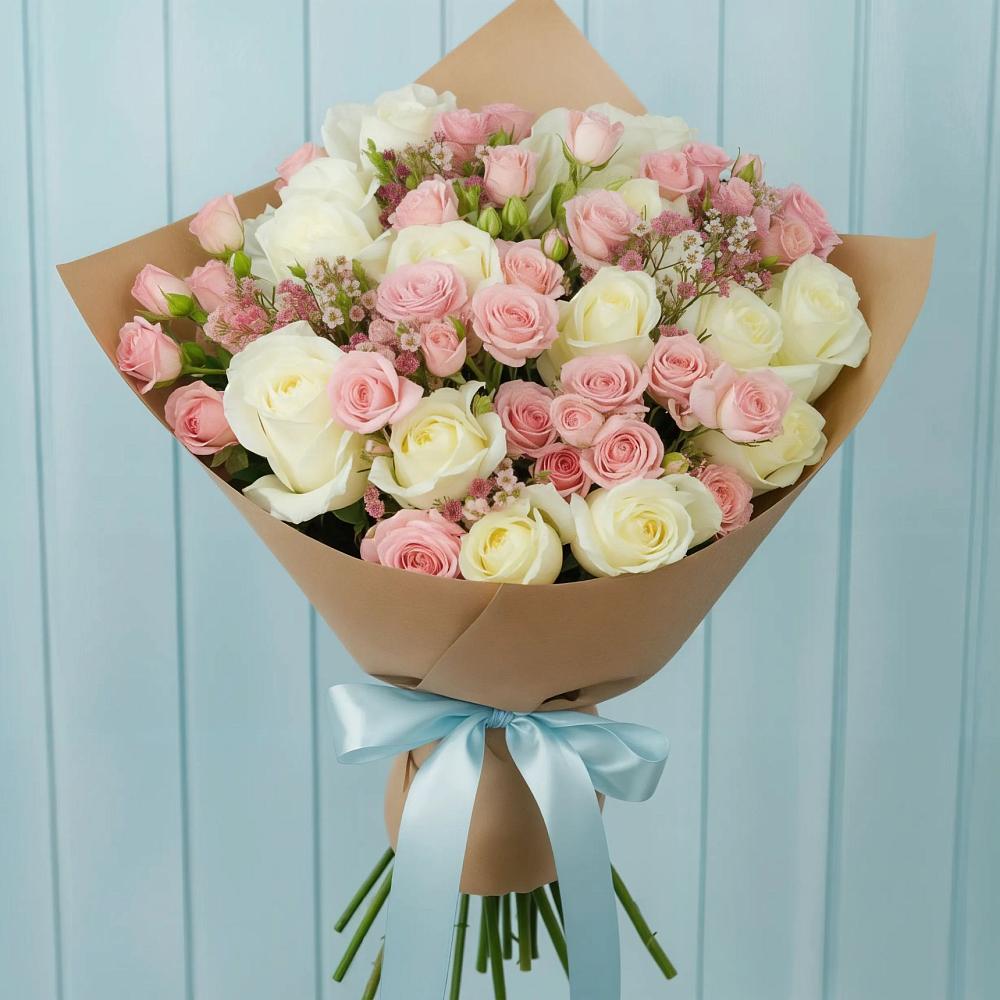 Букет цветов из: Розы в Верещагино