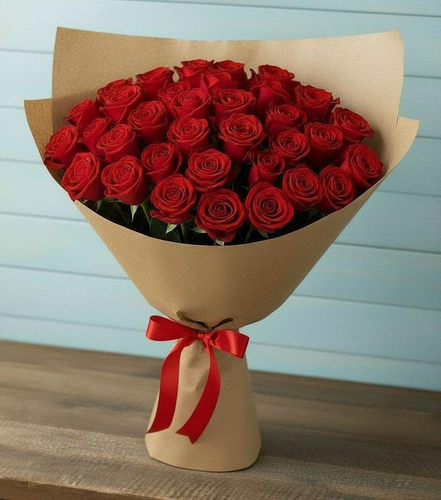 Букет Красные розы Милано в Верещагино