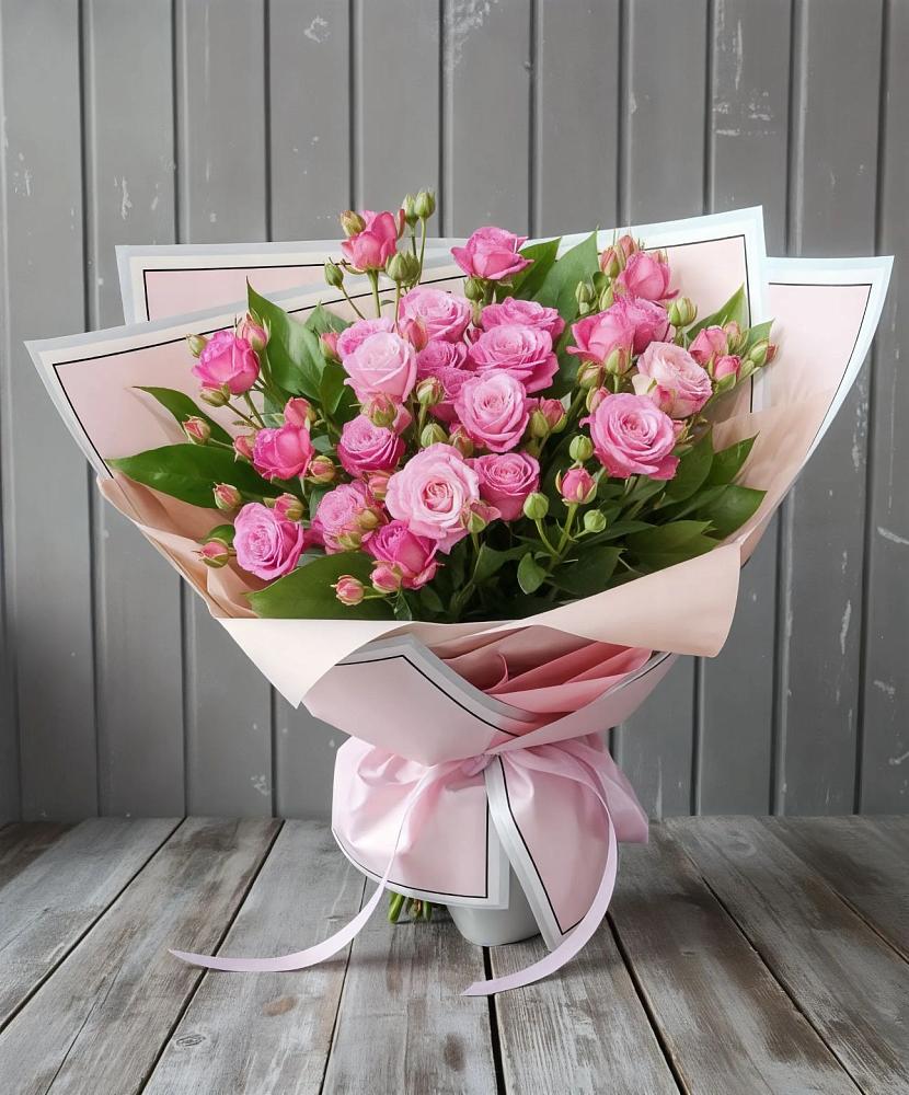 Букет Розовый кустик в Верещагино