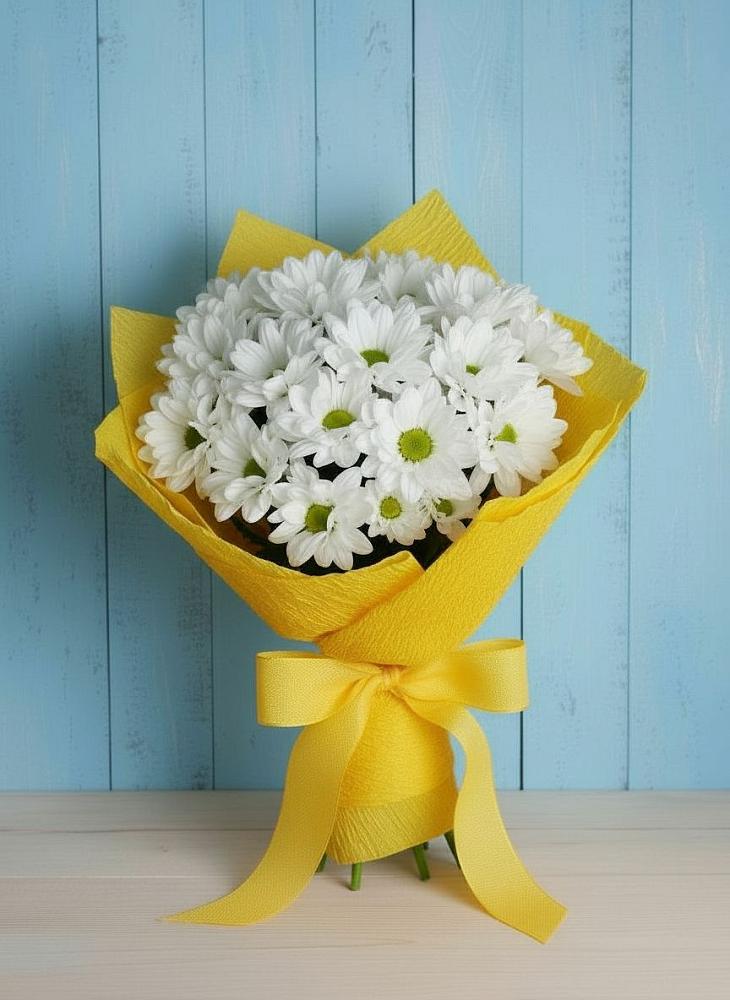 Букет цветов из: Хризантемы в Верещагино