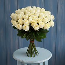 Букет 51 Белая роза Эдлесс Лав #REPLACE_PRED# Верещагино