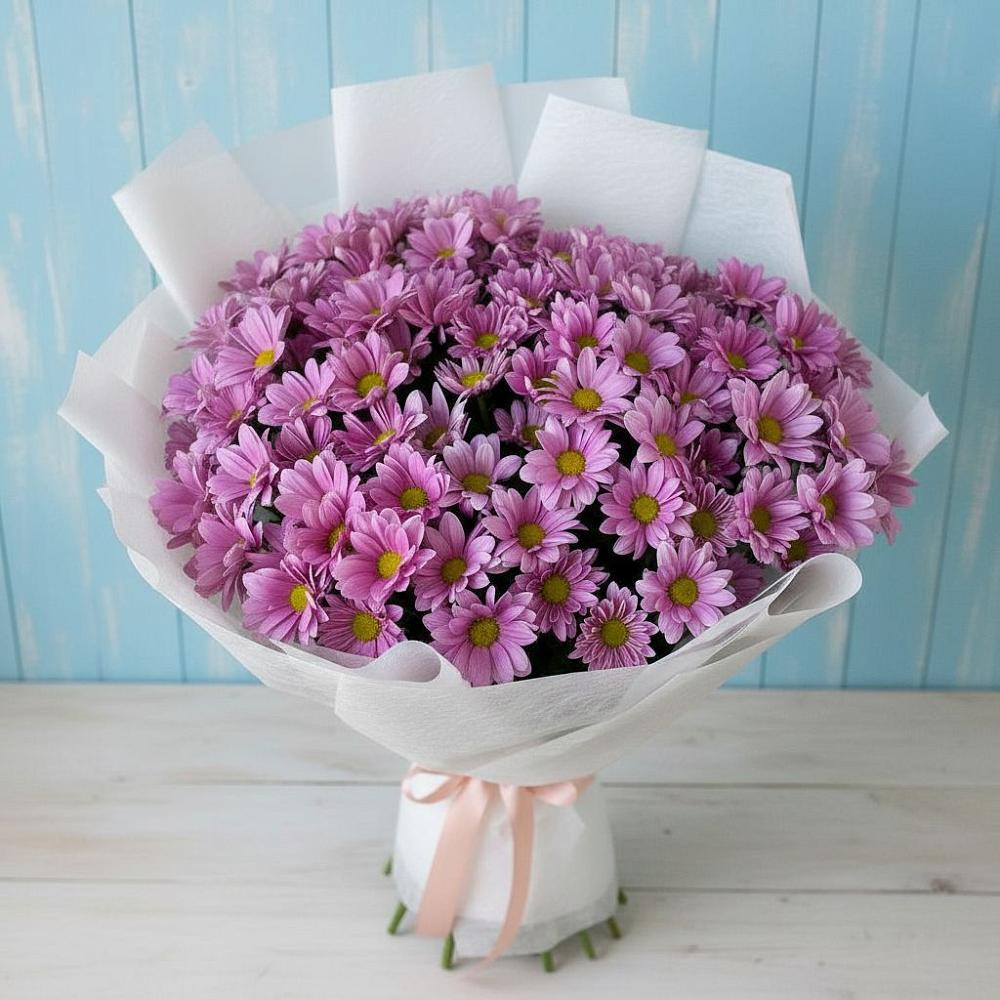 Букет цветов из: Хризантемы в Верещагино
