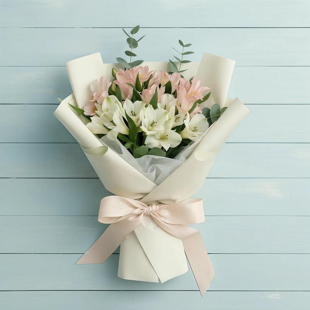 Букет цветов из: Альстромерии в Верещагино